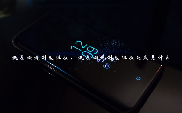 流星蝴蝶剑鬼组版，流星蝴蝶剑鬼组版到底是什么