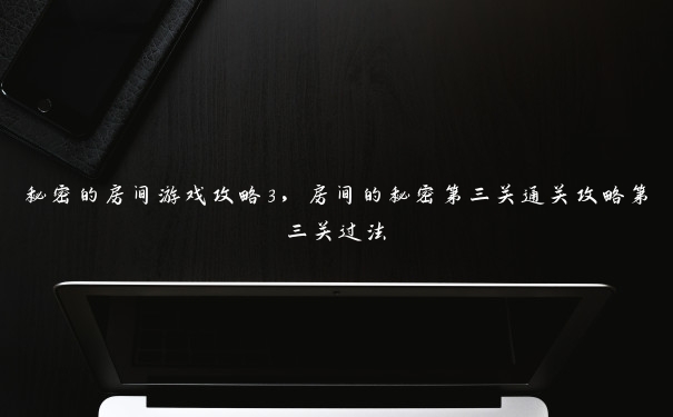 秘密的房间游戏攻略3，房间的秘密第三关通关攻略第三关过法