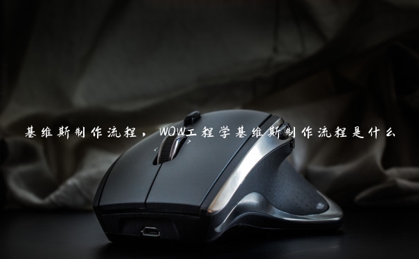 基维斯制作流程，WOW工程学基维斯制作流程是什么