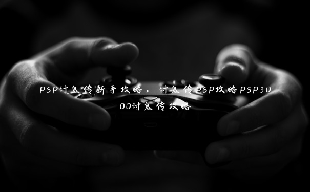 psp讨鬼传新手攻略，讨鬼传psp攻略psp3000讨鬼传攻略